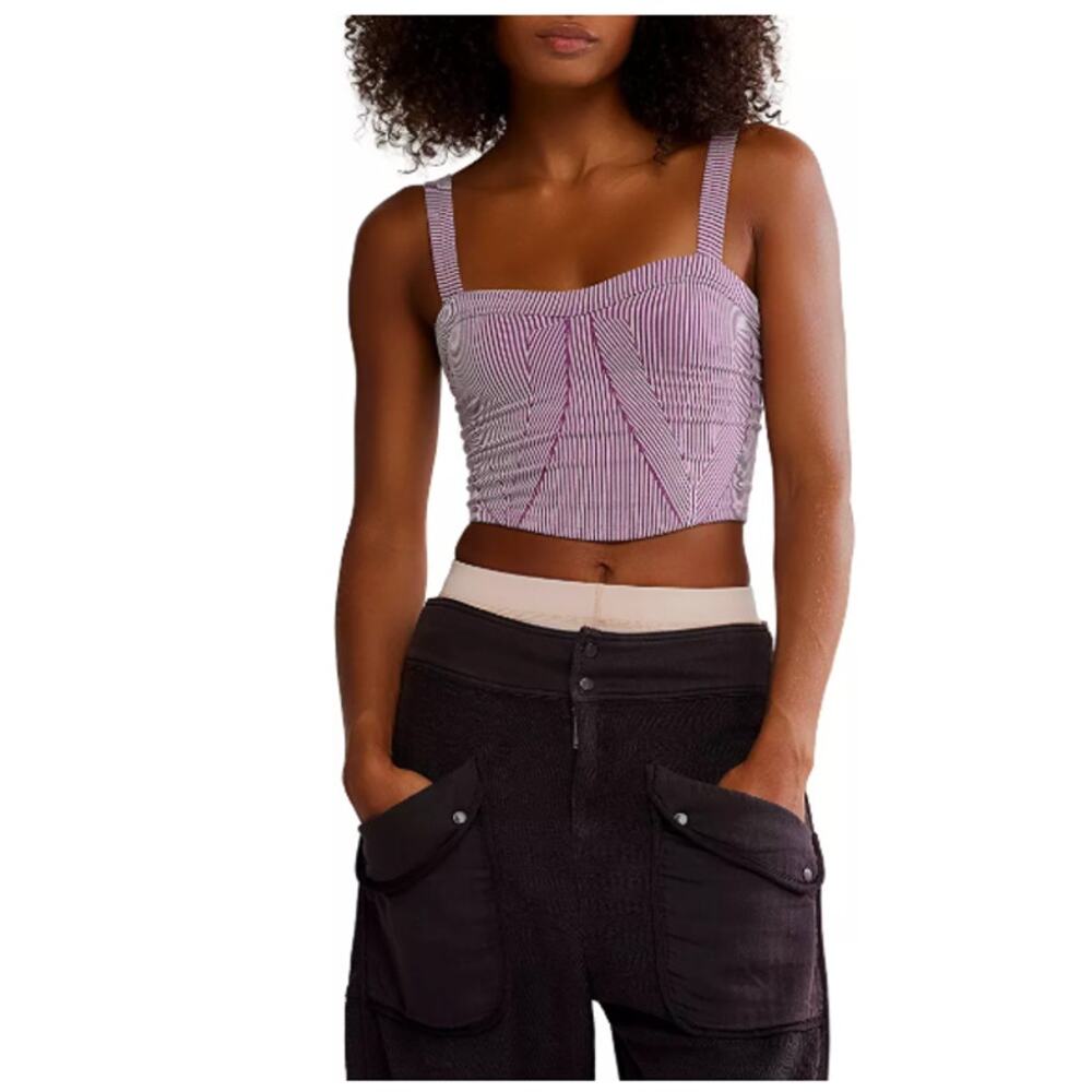 Free People NEW Perfectly Plated Cami, Mulberry, M-L